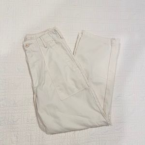 John Galt/Brandy Melville White Carpenter Pants
